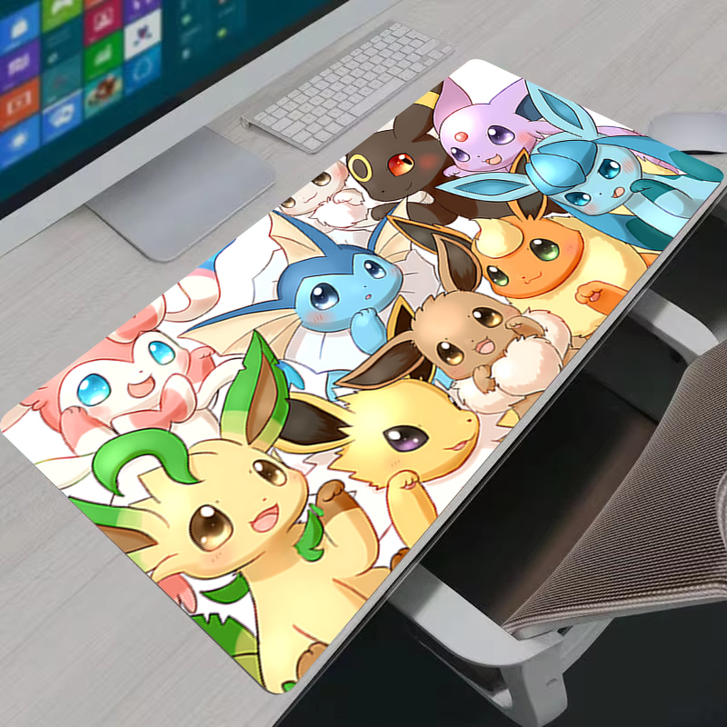 Gaming Keyboard He - Mouse Pad XXL Jolteon Anime Kawaii