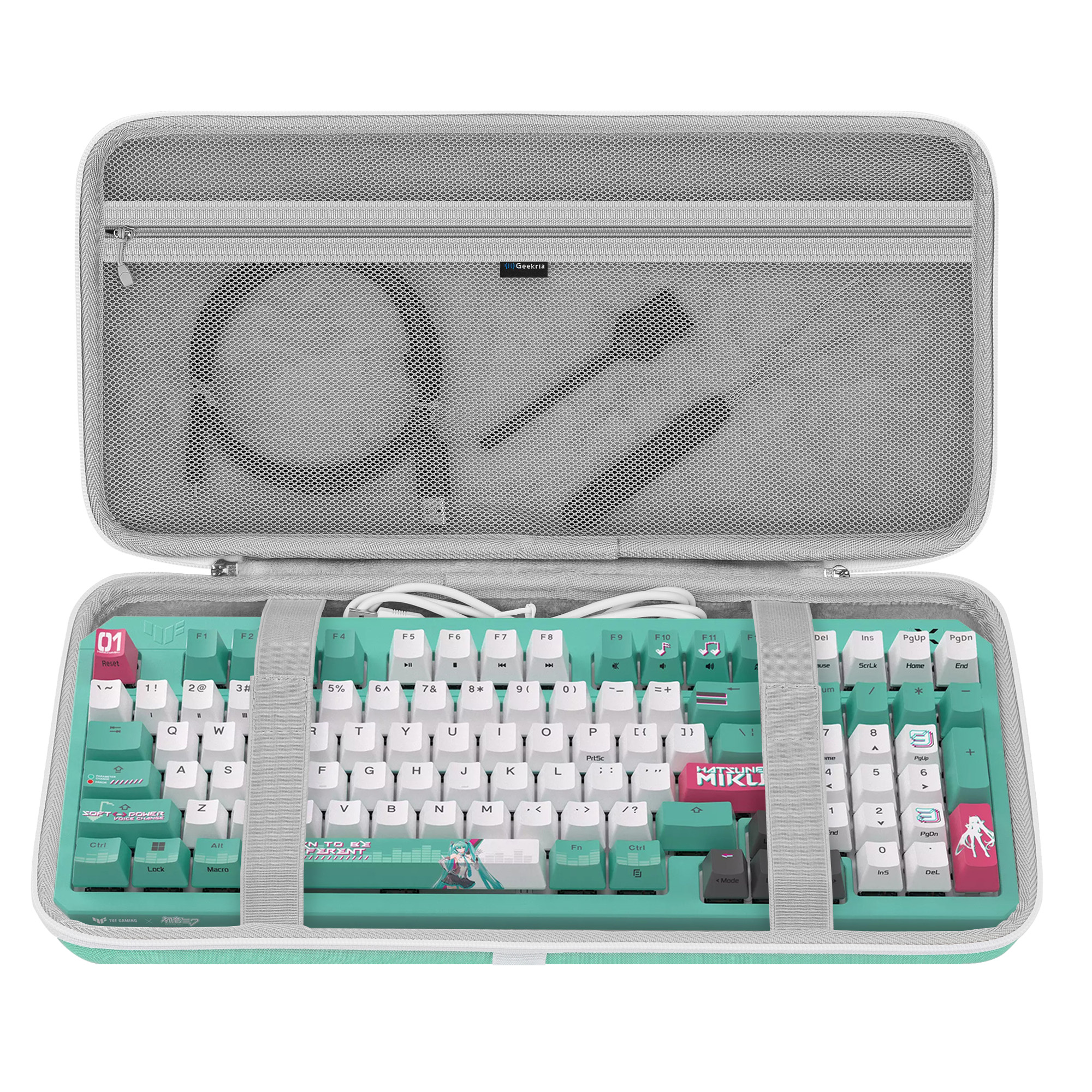 Gaming Keyboard Blue - Geekria Keyboard Case, Compatible with ASUS
