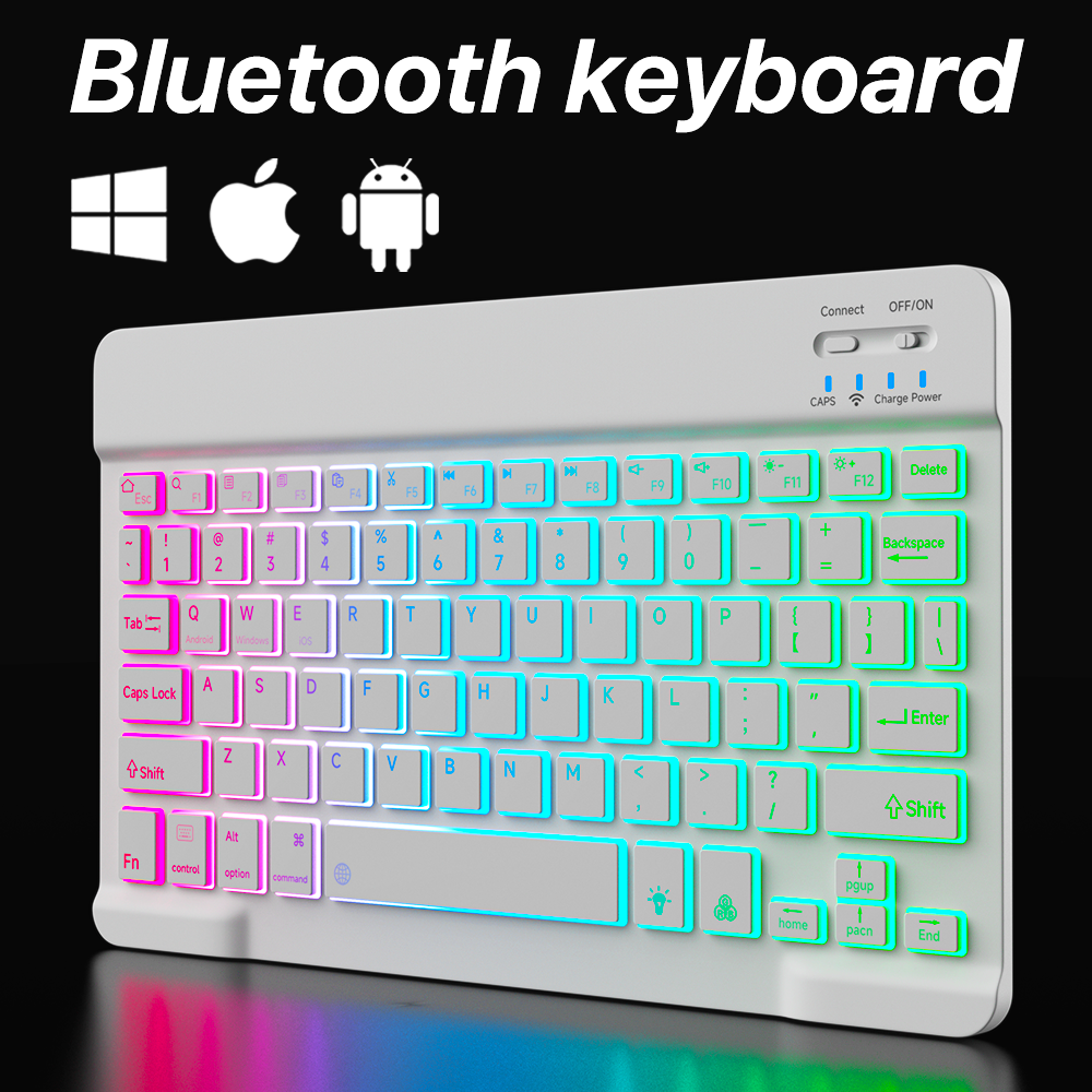Gaming Keyboard Wireless - Backlit Backlight Bluetooth Keyboard And Mouse