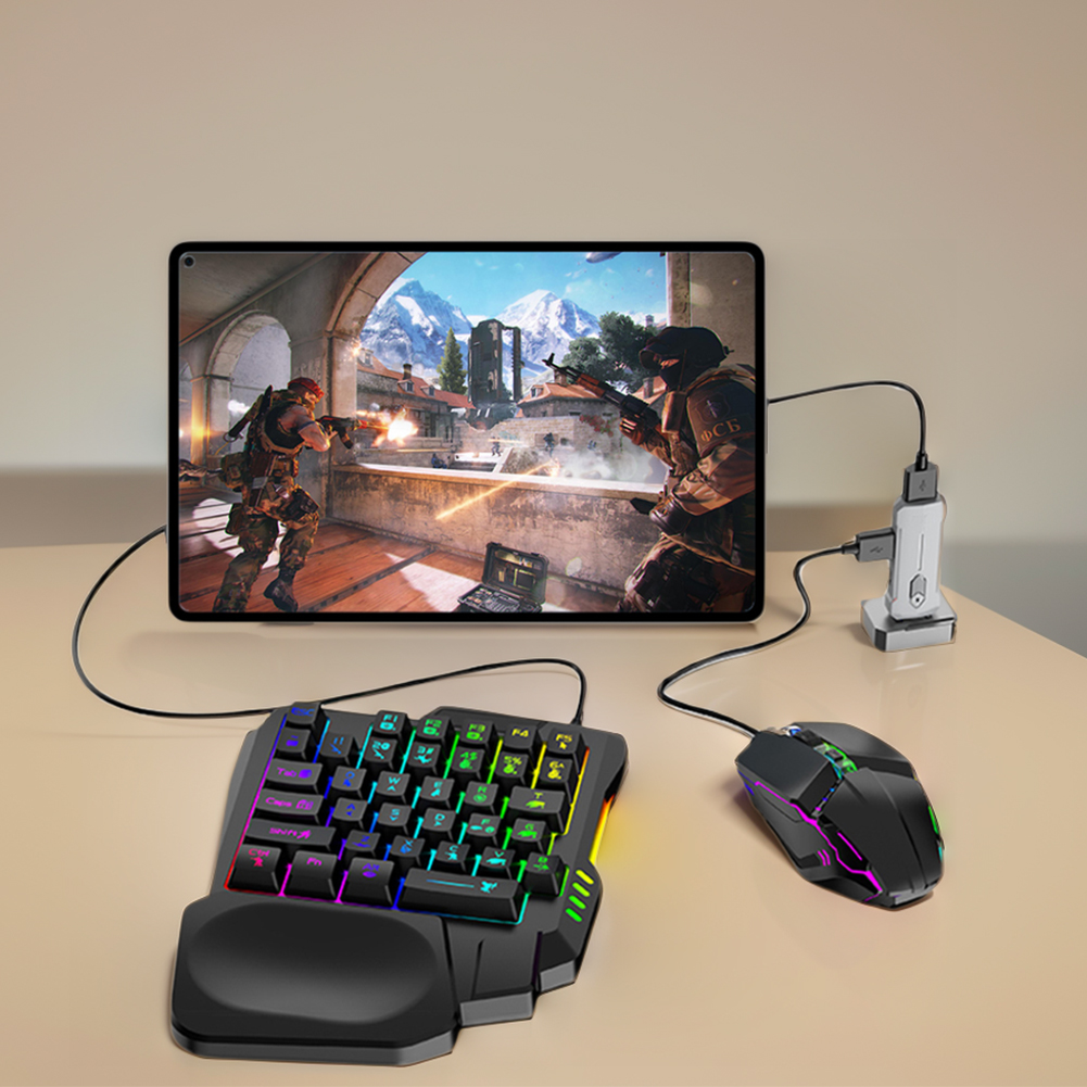 Keyboard Mouse Bundle Gaming - 5 in 1 Mobile Game Converter