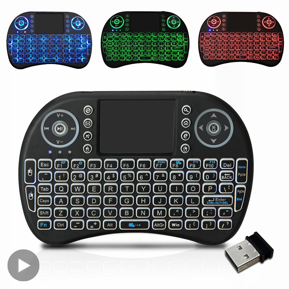 Gaming Keyboard And Mouse Combo - Backlit Mini Wireless Keyboard French Azerty