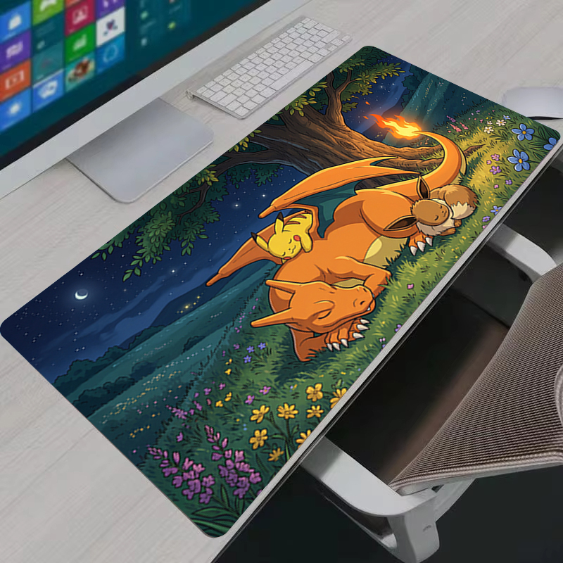 Gaming Keyboard He - Mouse Pad Anime PC Gamer Cabinet