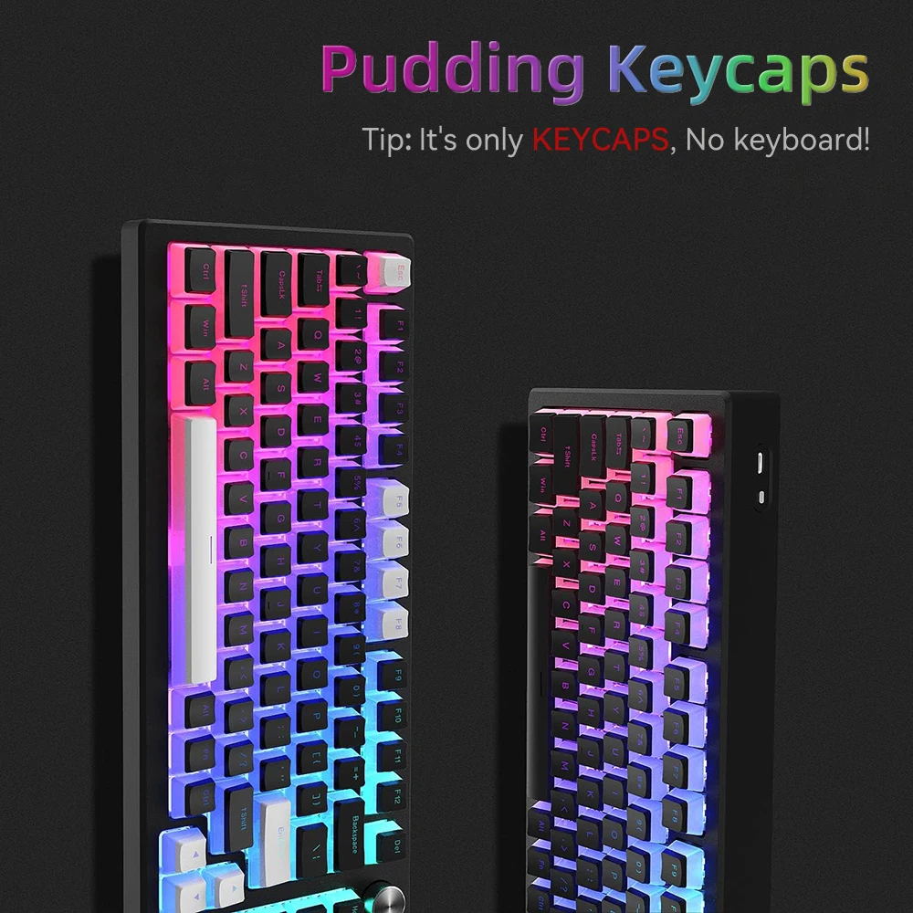 New Pudding PBT Keycaps 129 Ke - مراجعة Gaming Keyboard And Mouse Combo وسعره