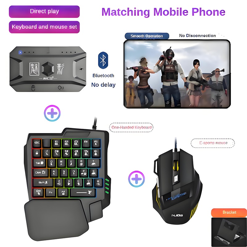 M1 Pro Gamepad Mobile Phone Ga - مراجعة Gaming Keyboard Mouse Combo وسعره
