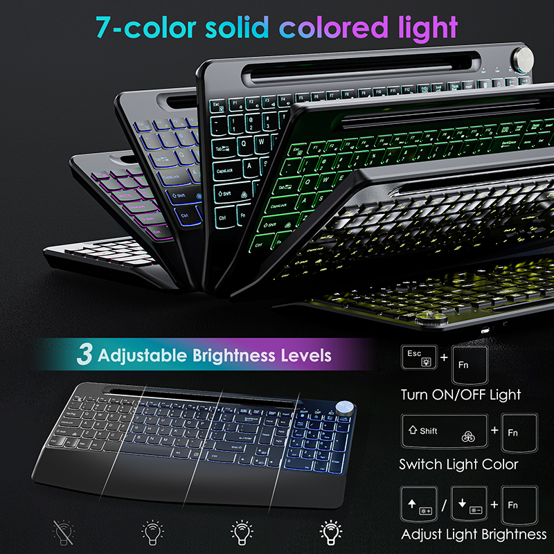 2.4G&Type-C Wireless Keyboard  - مراجعة Gaming Keyboard Type C وسعره