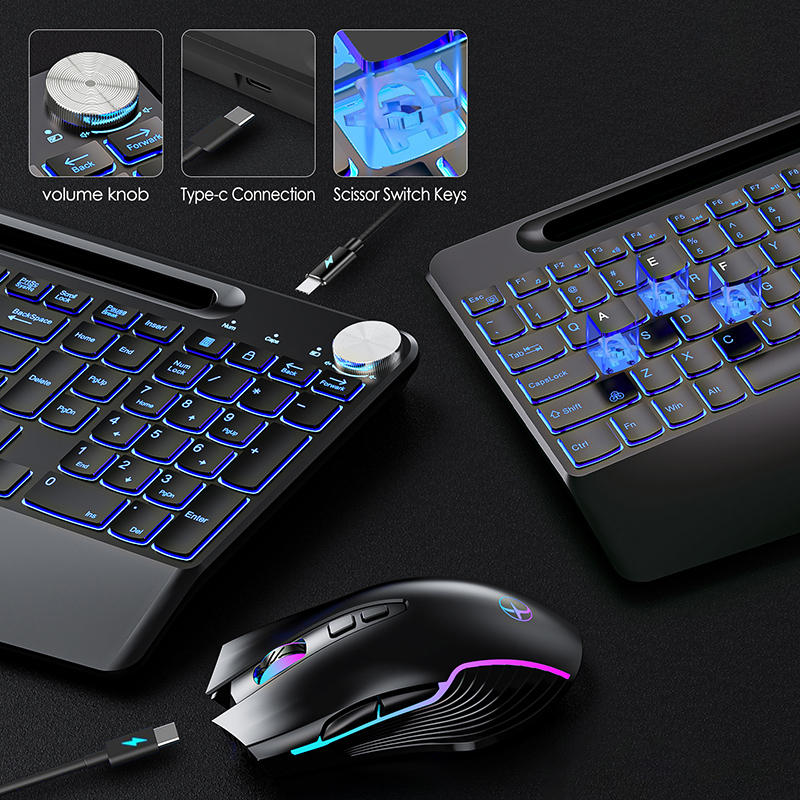 2.4G&Type-C Wireless Keyboard  - مراجعة Gaming Keyboard Type C وسعره