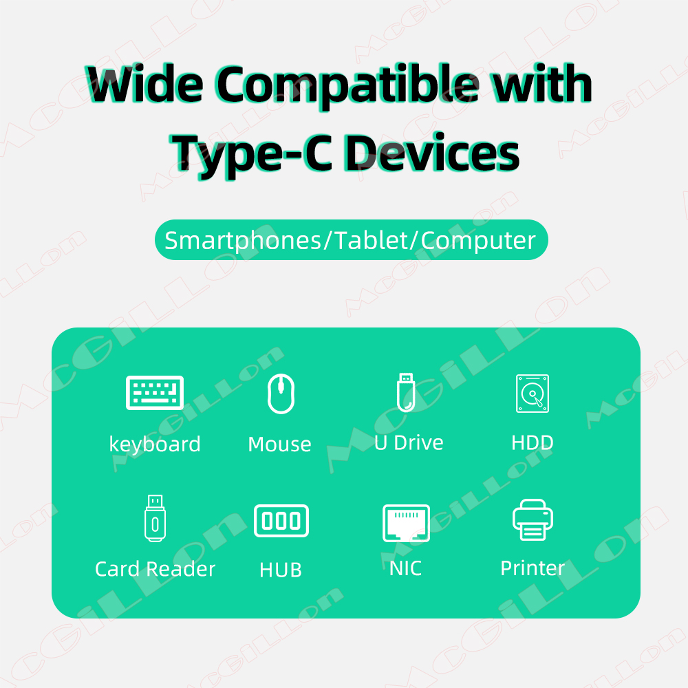 OTG USB Type C Adapter Cable U - مراجعة Gaming Keyboard Type C وسعره