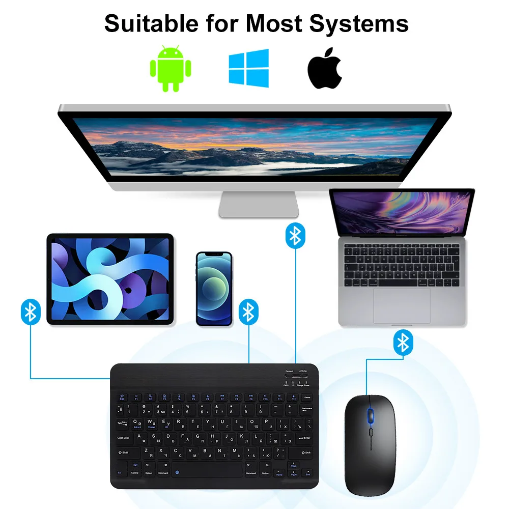 New 2025 Bluetooth Wireless Ke - مراجعة Gaming Keyboard Wireless وسعره
