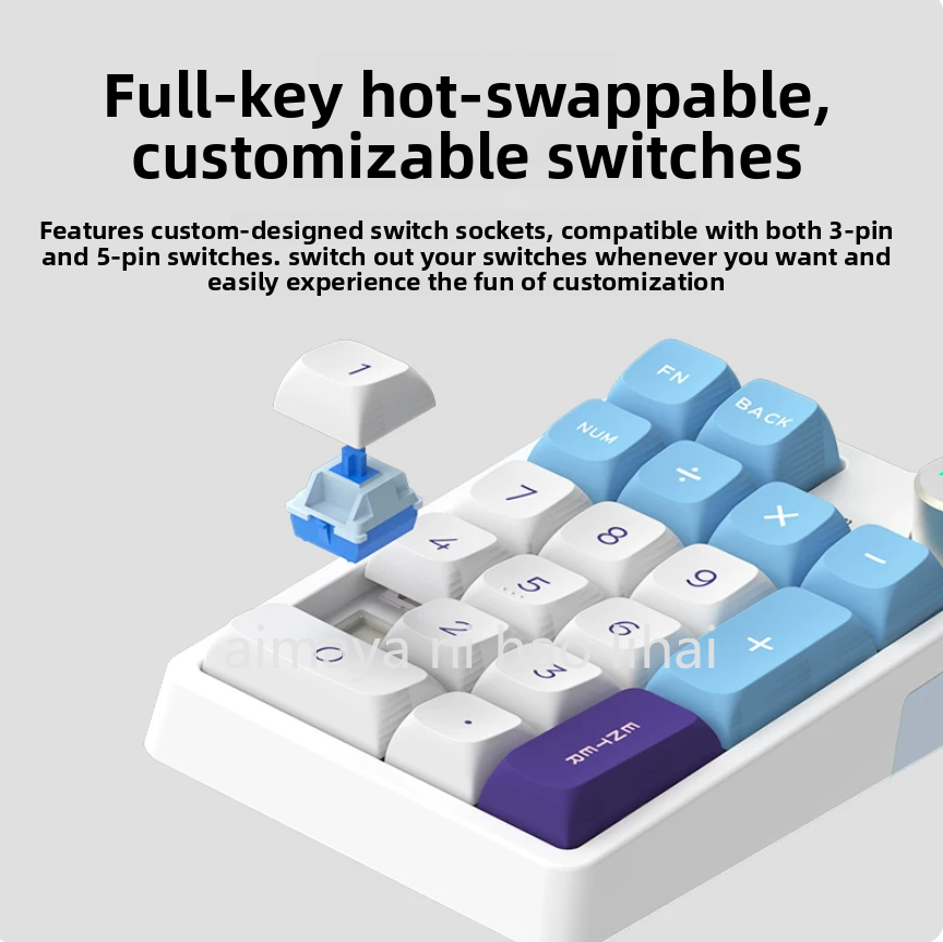 Kzzi K20 Mini Keypad Three Mod - مراجعة Gaming Keyboard Wireless وسعره