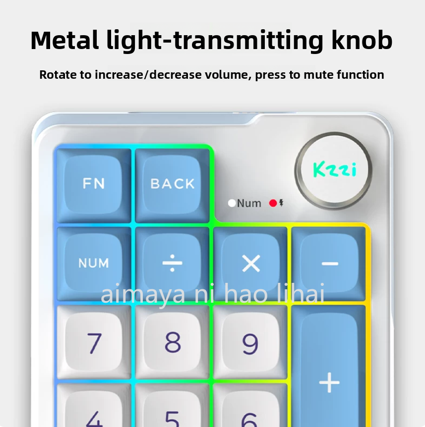 Kzzi K20 Mini Keypad Three Mod - مراجعة Gaming Keyboard Wireless وسعره