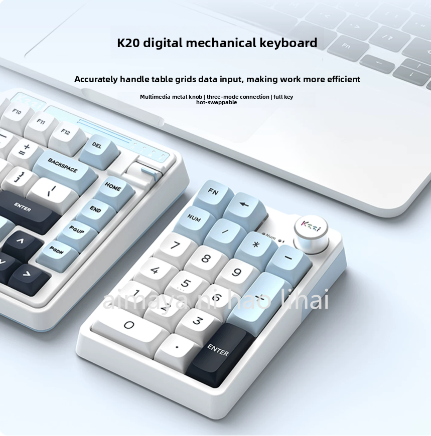 Kzzi K20 Mini Keypad Three Mod - مراجعة Gaming Keyboard Wireless وسعره