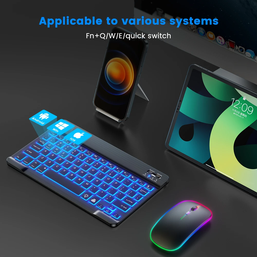 READ YYEAH RGB Backlit Bluetoo - مراجعة Gaming Keyboard Wireless وسعره