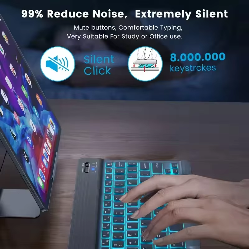 READ YYEAH RGB Backlit Bluetoo - مراجعة Gaming Keyboard Wireless وسعره