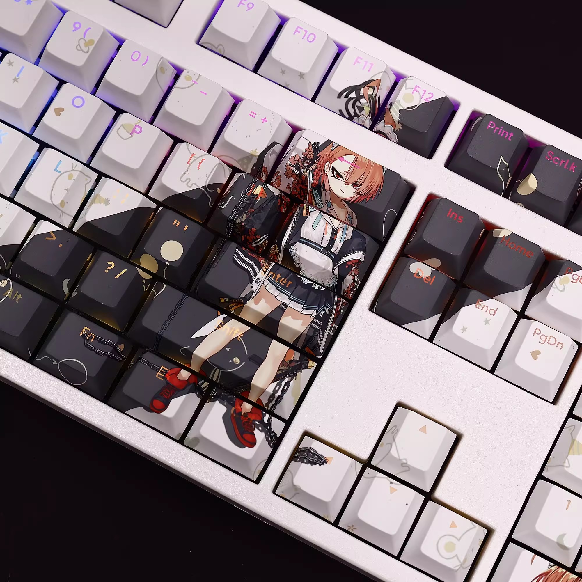 108 Keys/set Blue Archive Mika - مراجعة Gaming Keyboard Blue وسعره