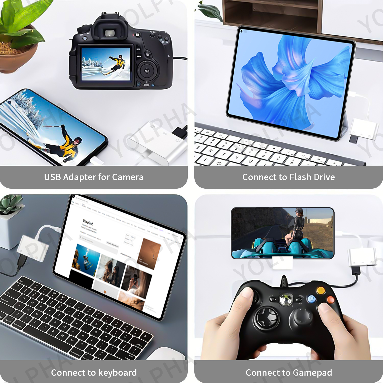 3 in 1 USB C to USB OTG Card R - مراجعة Gaming Keyboard Type C وسعره
