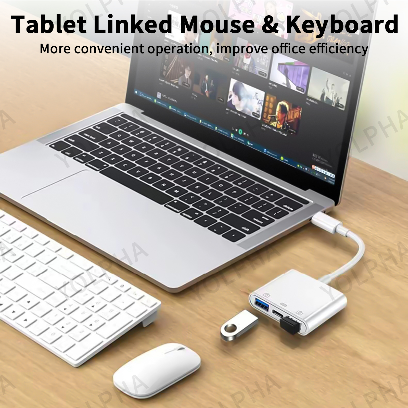 3 in 1 USB C to USB OTG Card R - مراجعة Gaming Keyboard Type C وسعره