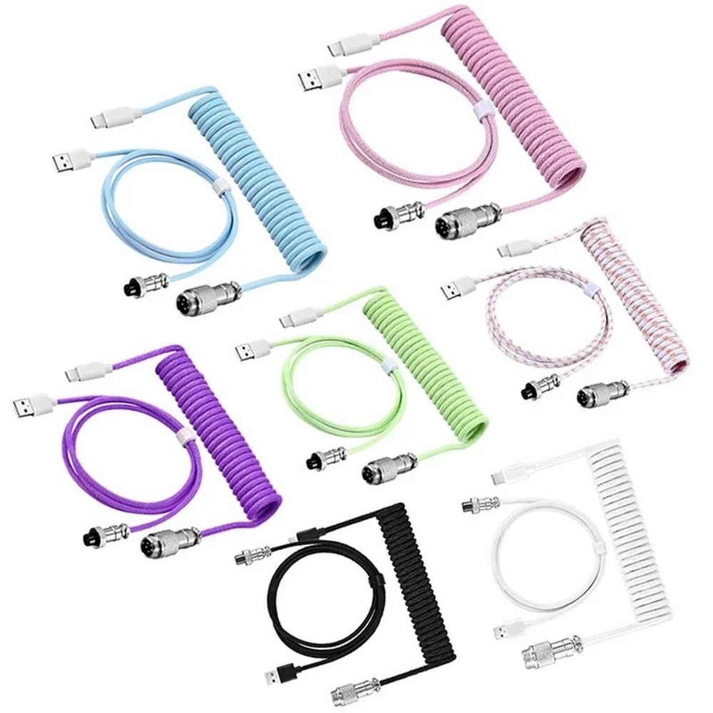 7 Colors USB Type C Mechanical - مراجعة Gaming Keyboard Type C وسعره