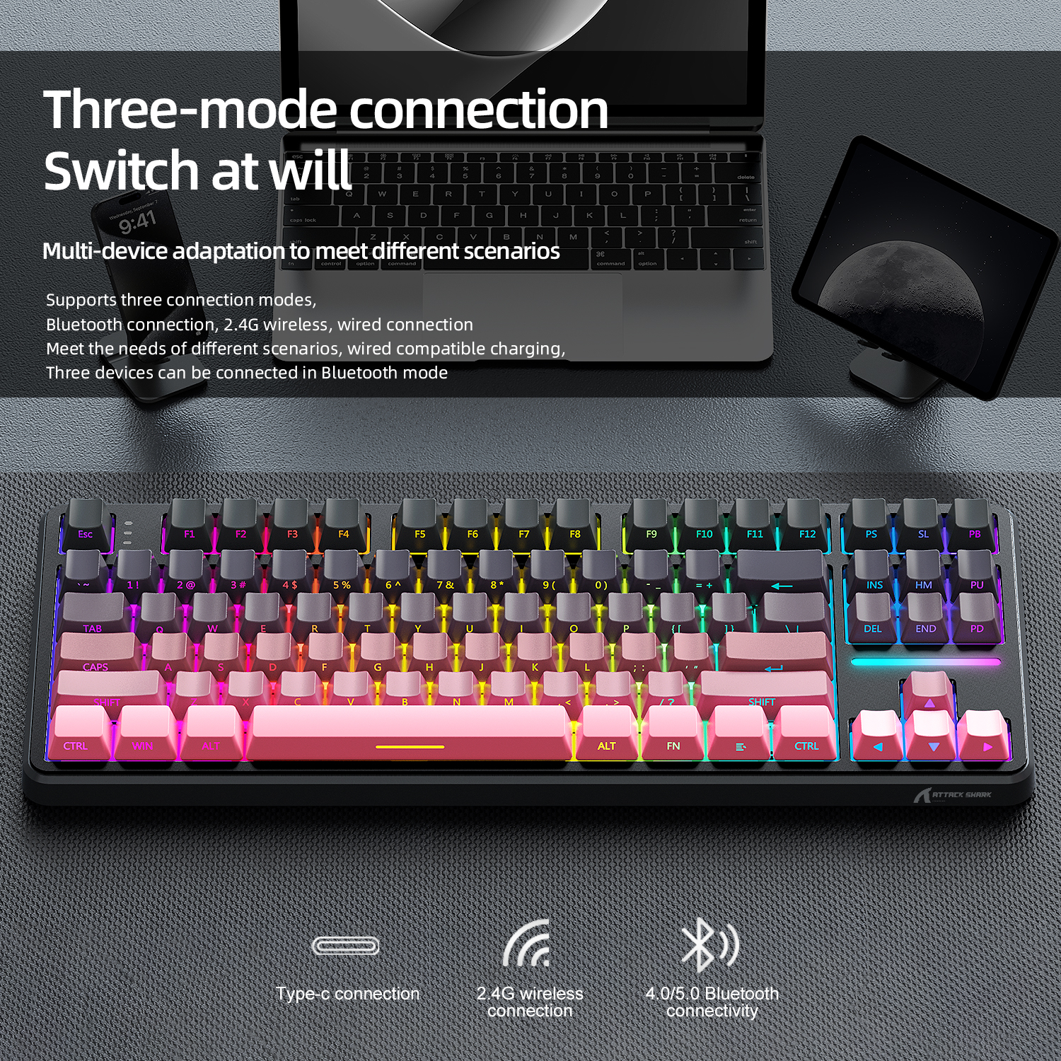Attack Shark X87 Macro Drive G - مراجعة Gaming Keyboard Mechanical وسعره