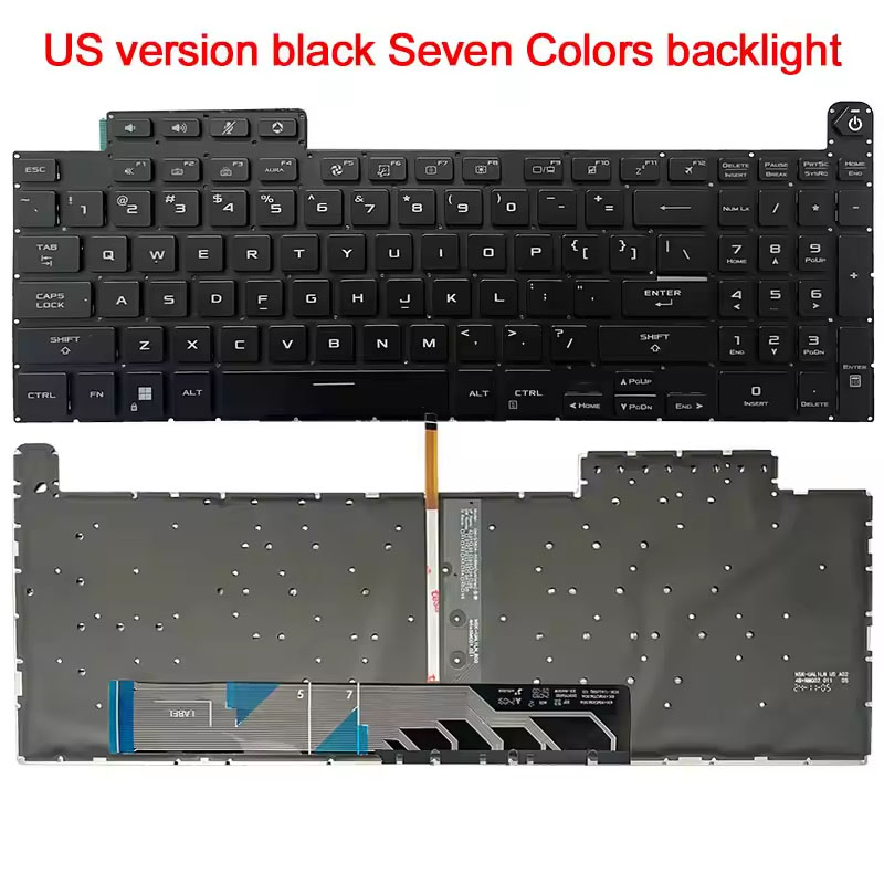 US Layout Keyboard With Backli - مراجعة Gaming Keyboard Asus وسعره