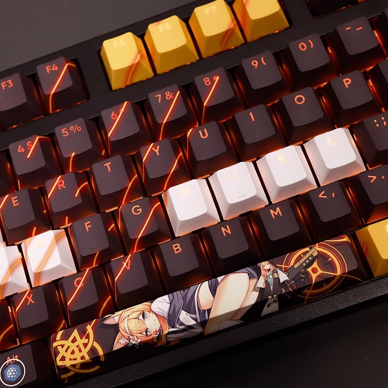 108 Keys/set Blue Archive Loch - مراجعة Gaming Keyboard Blue وسعره