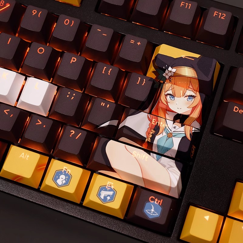 108 Keys/set Blue Archive Loch - مراجعة Gaming Keyboard Blue وسعره