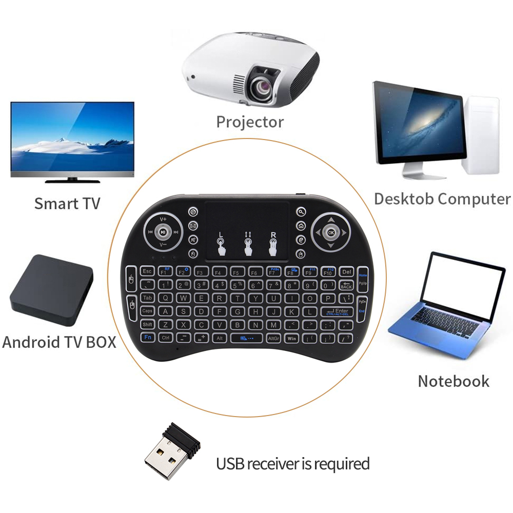 Backlit English Russian French - مراجعة Gaming Keyboard Wireless وسعره