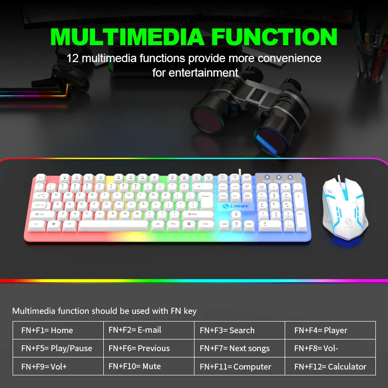 NG GTX350 Gaming Keyboard Mous - مراجعة Keyboard Mouse Bundle Gaming وسعره