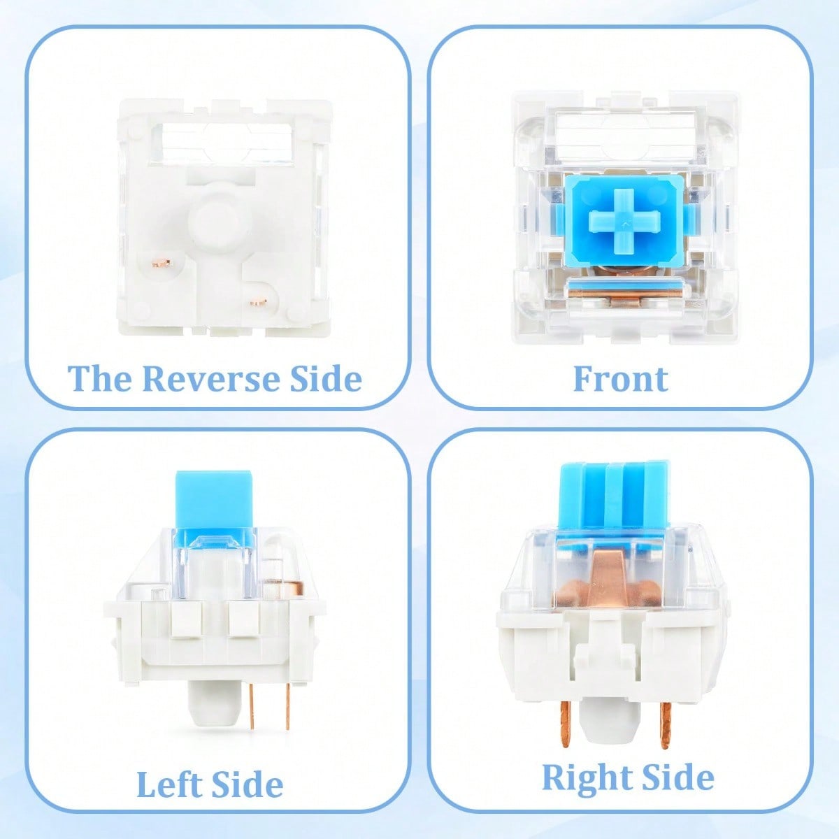 100 Practical Blue Switches, H - مراجعة Gaming Keyboard Blue وسعره