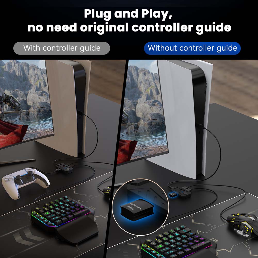for PS5 Gaming Keyboard Mouse  - مراجعة Gaming Keyboard Type C وسعره