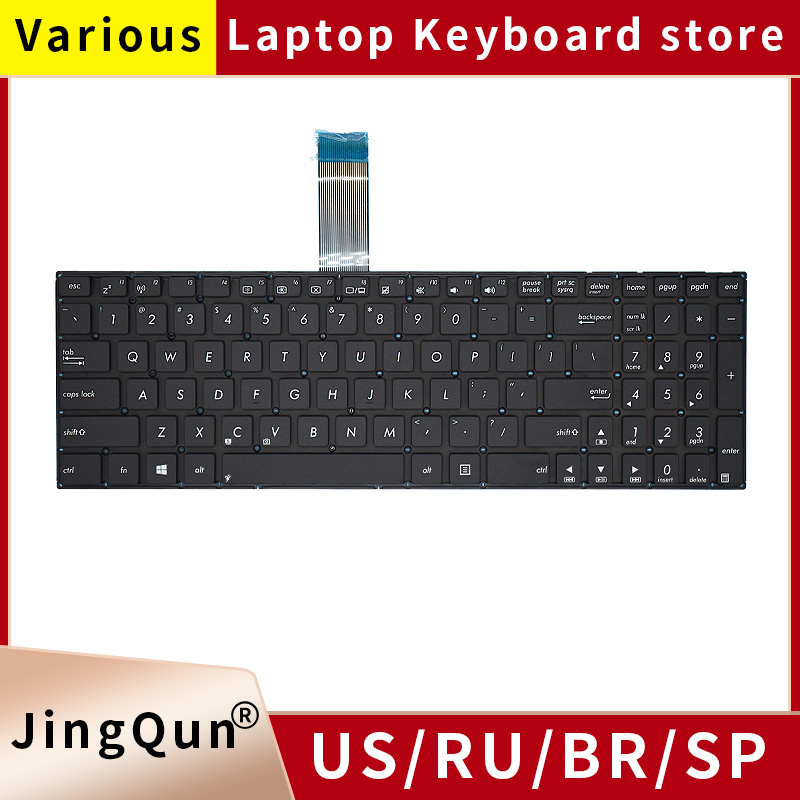 US/RU/Russian Laptop Keyboard  - مراجعة Gaming Keyboard Asus وسعره