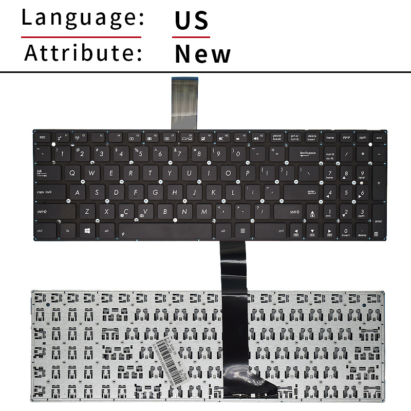 US/RU/Russian Laptop Keyboard  - مراجعة Gaming Keyboard Asus وسعره