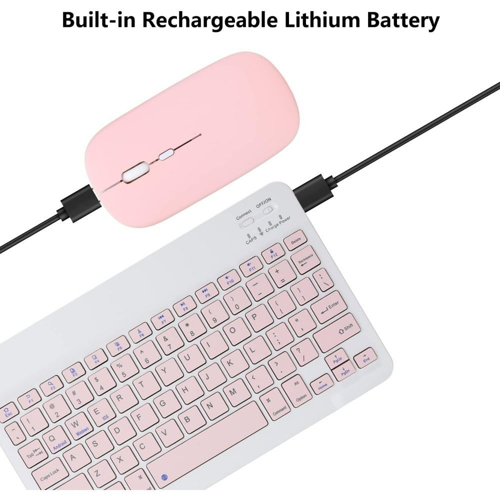 10 lnch Wireless  Bluetooth Mi - مراجعة Gaming Keyboard Wireless وسعره
