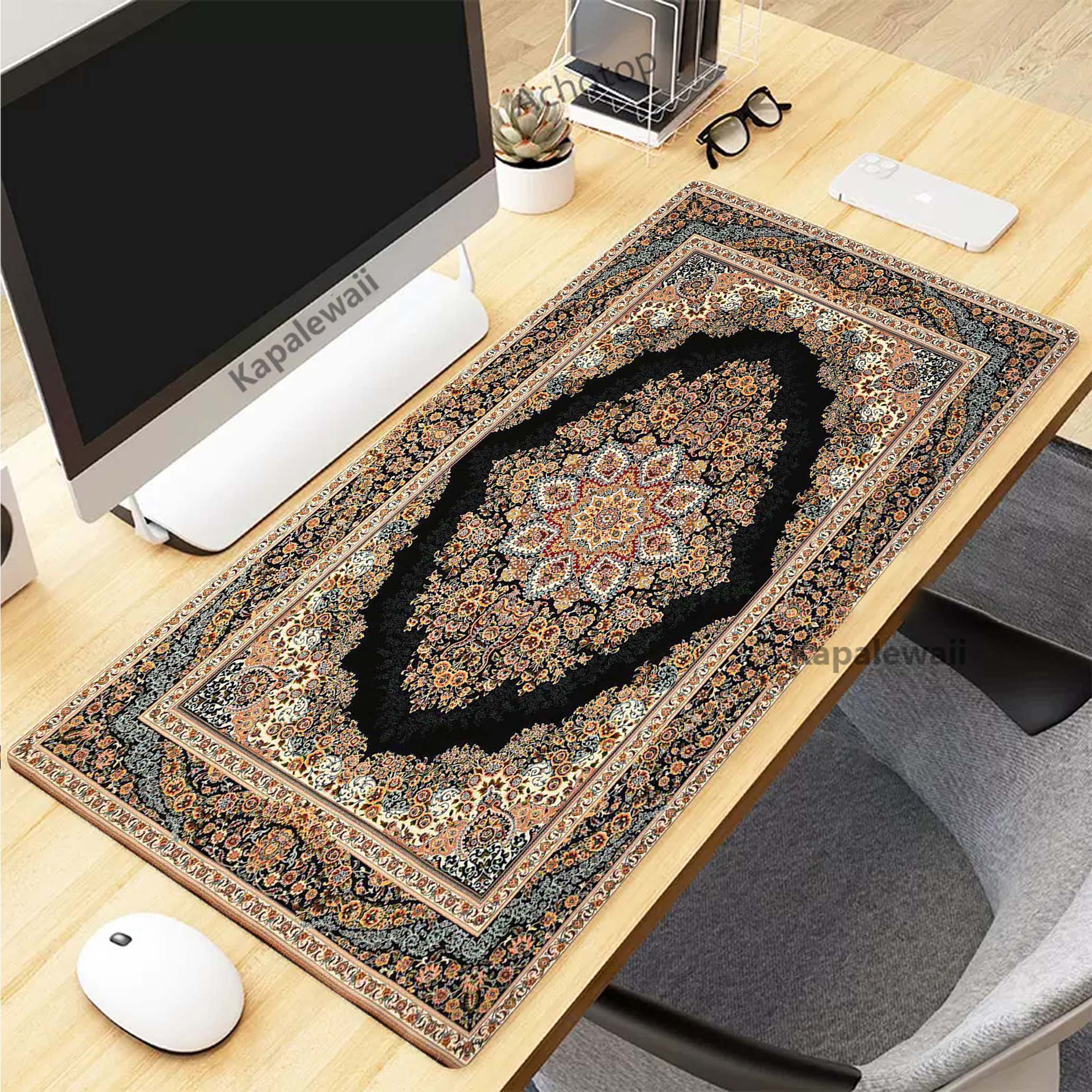 Retro Persian Carpet Mouse Pad - مراجعة Keyboard Mouse Bundle Gaming وسعره