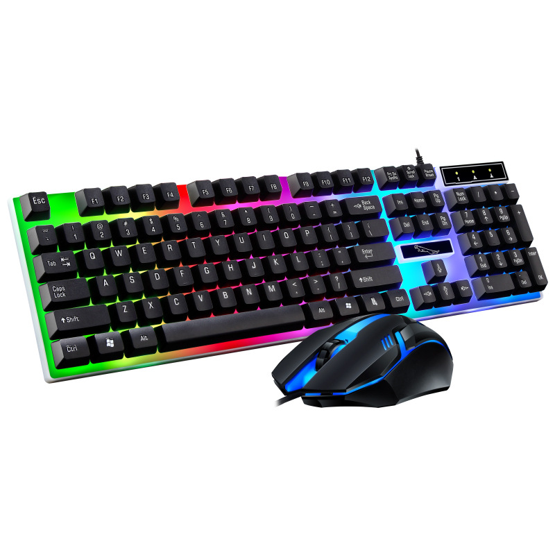 RGB Gaming Keyboard Gamer Keyb - مراجعة Gaming Keyboard And Mouse Combo وسعره