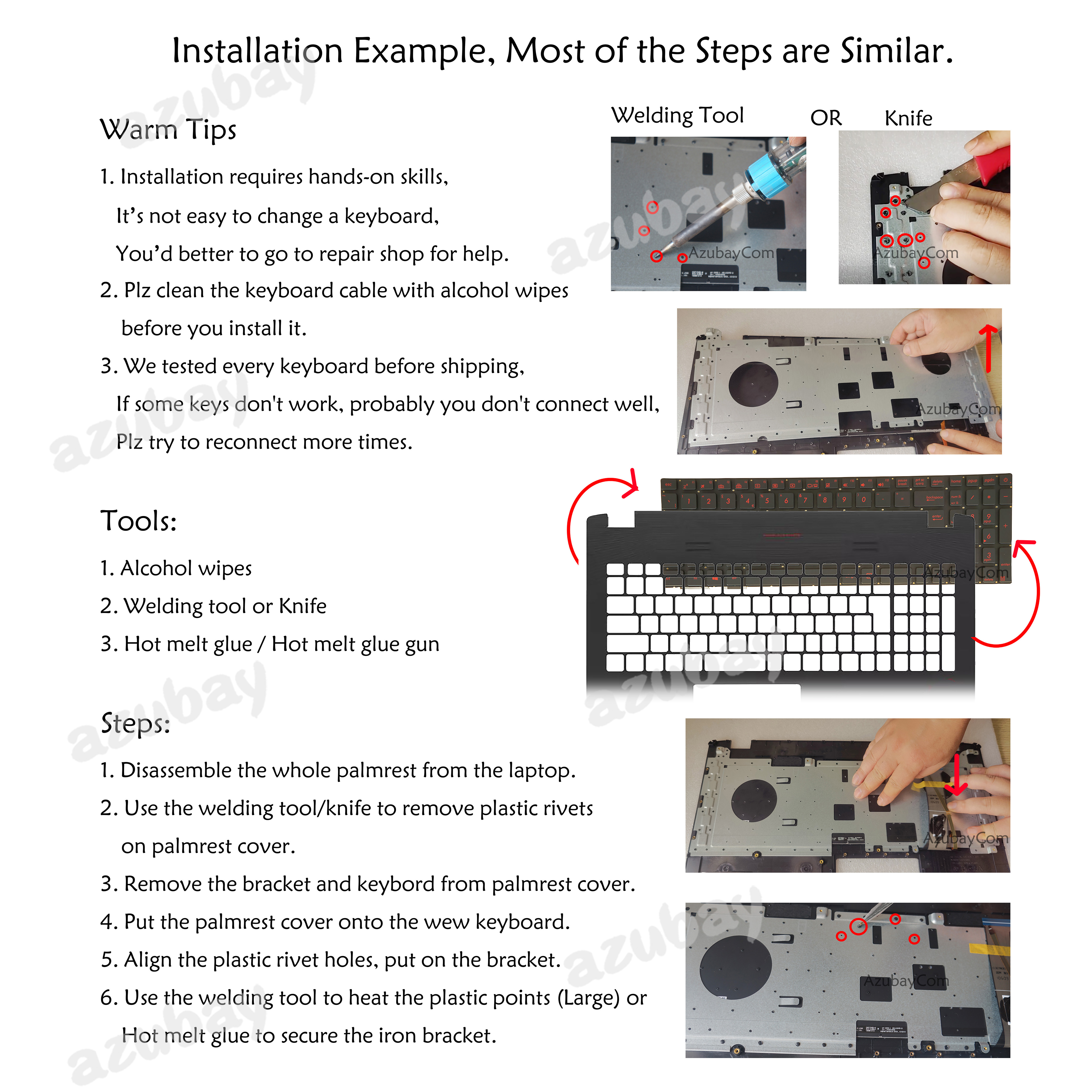 Arabic-French Belgian Laptop K - مراجعة Gaming Keyboard Asus وسعره