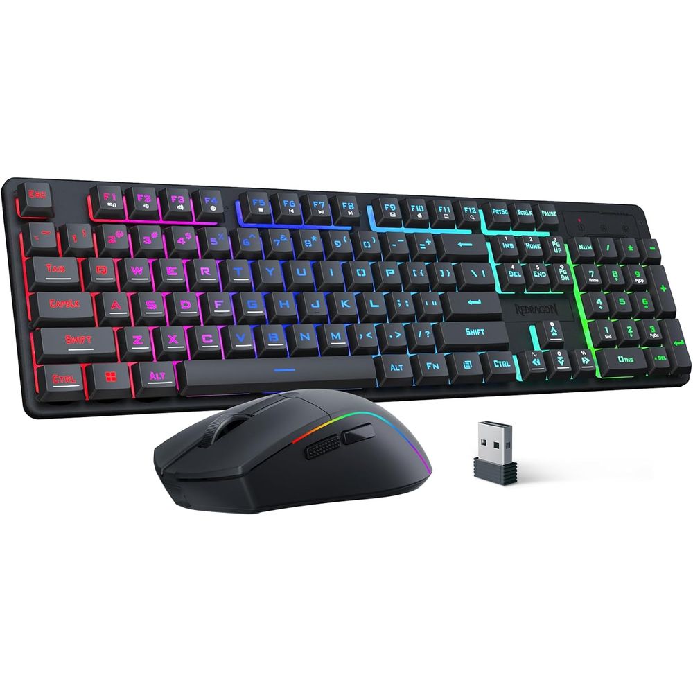 Wireless RGB Gaming Keyboard a - مراجعة Gaming Keyboard And Mouse Combo وسعره