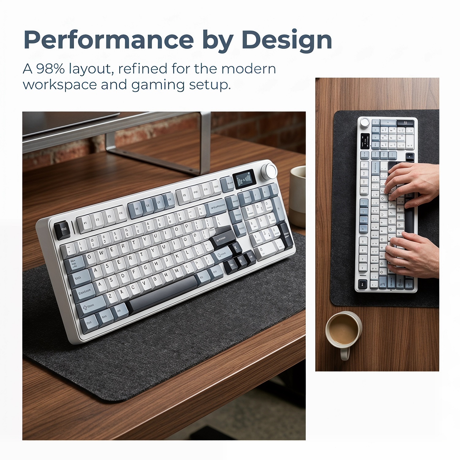 New AULA F99 Max Gasket Mechan - مراجعة Gaming Keyboard Mechanical وسعره