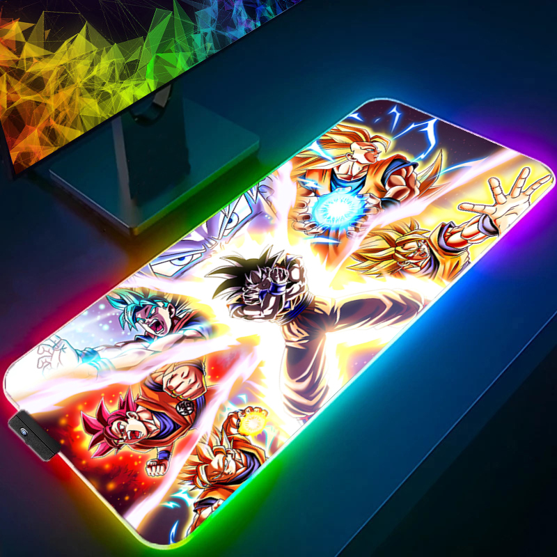 LED Mouse pad Dragon Ball Comp - مراجعة Gaming Keyboard He وسعره