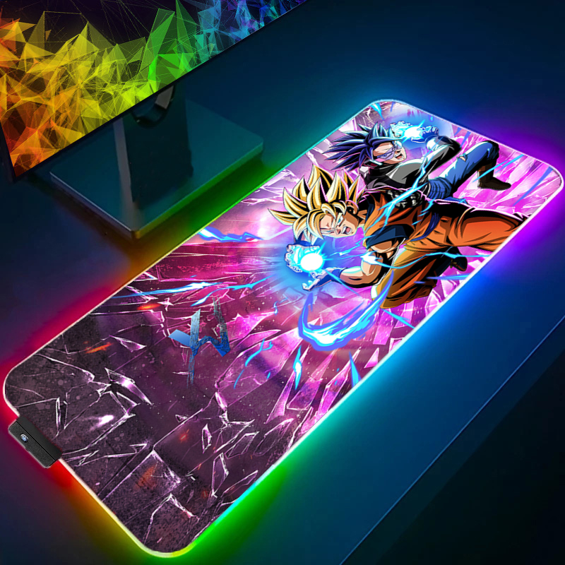 LED Mouse pad Dragon Ball Comp - مراجعة Gaming Keyboard He وسعره