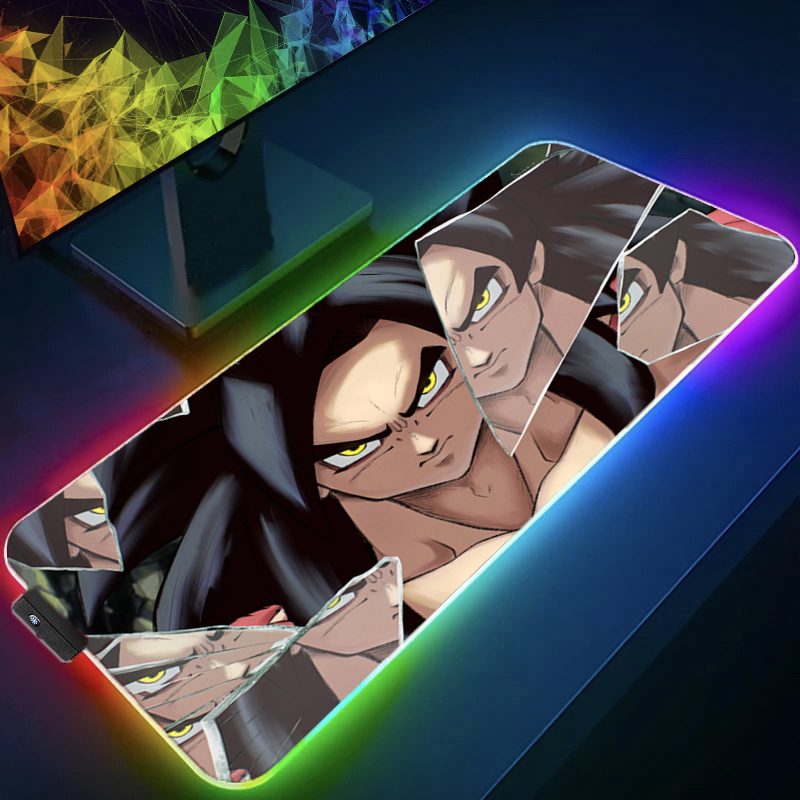 LED Mouse pad Dragon Ball Comp - مراجعة Gaming Keyboard He وسعره