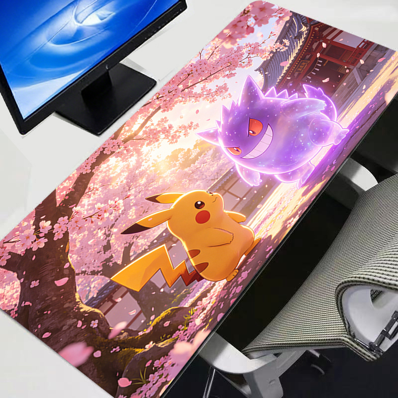 XXL Mouse Pad Gengar Pokemon P - مراجعة Gaming Keyboard Easy To Clean وسعره