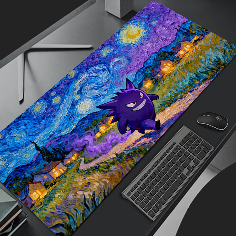 Anime Gengar Pokemon Pikachu C - مراجعة Gaming Keyboard Easy To Clean وسعره