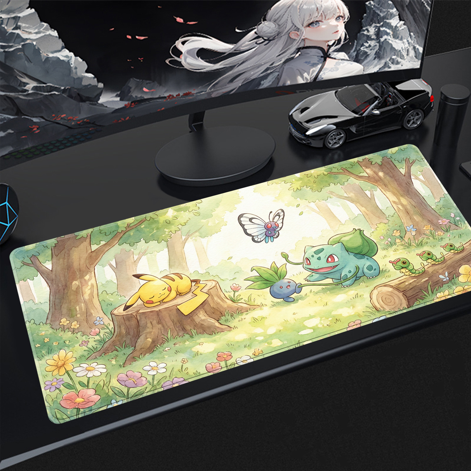 Kawaii Mouse Pad Gaming PC Acc - مراجعة Gaming Keyboard Easy To Clean وسعره