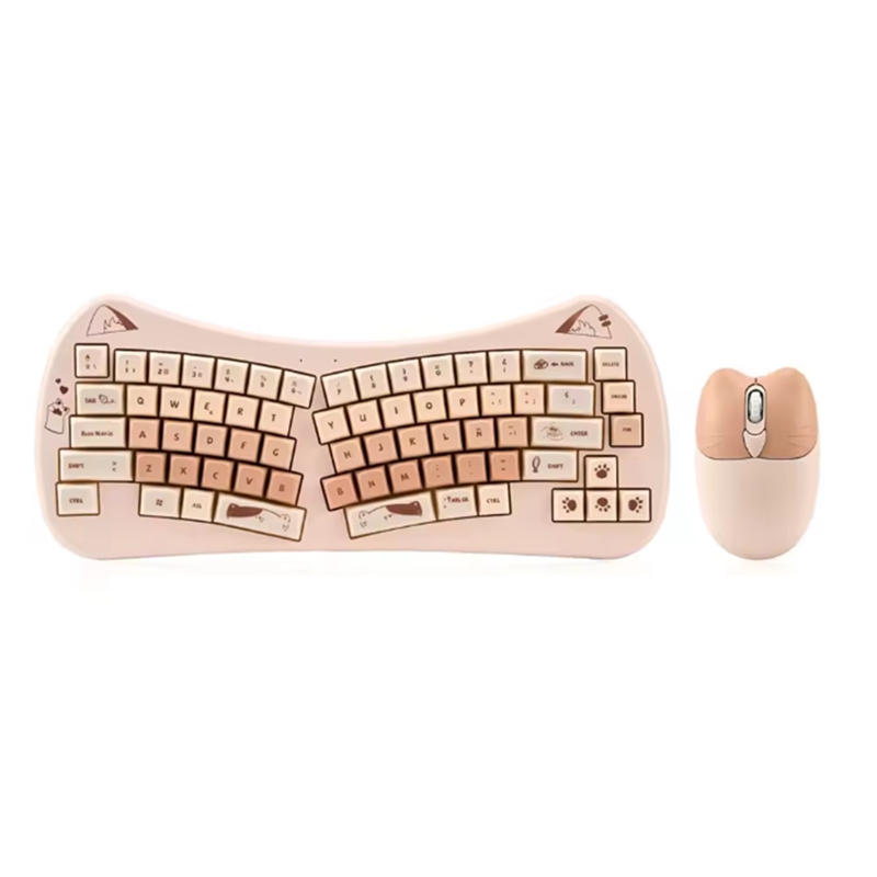 68 Key Cat Ear Mechanical Keyb - مراجعة Gaming Keyboard Mechanical Wireless وسعره