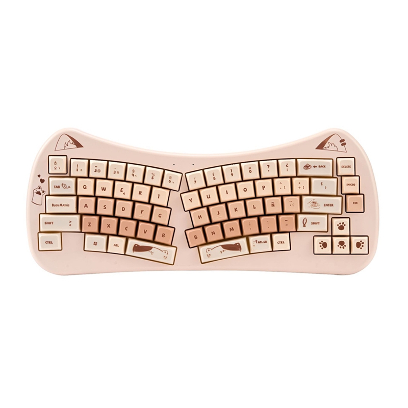 68 Key Cat Ear Mechanical Keyb - مراجعة Gaming Keyboard Mechanical Wireless وسعره