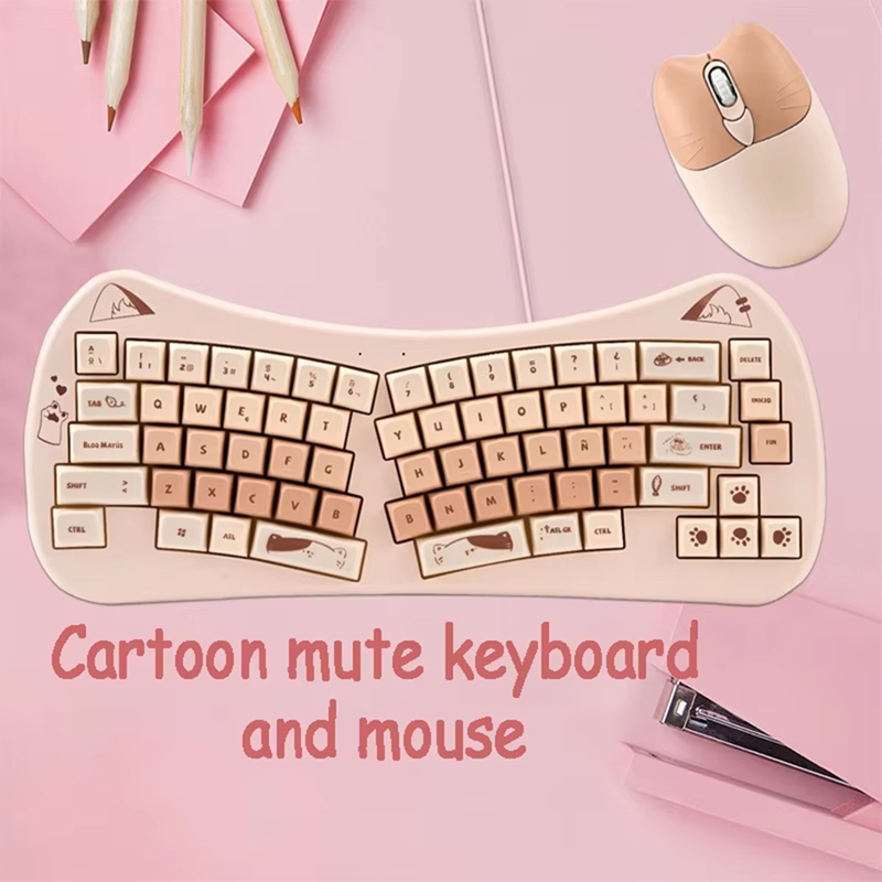 68 Key Cat Ear Mechanical Keyb - مراجعة Gaming Keyboard Mechanical Wireless وسعره