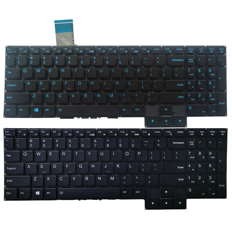 New Laptop US Blue/White Backl - مراجعة Gaming Keyboard Blue وسعره