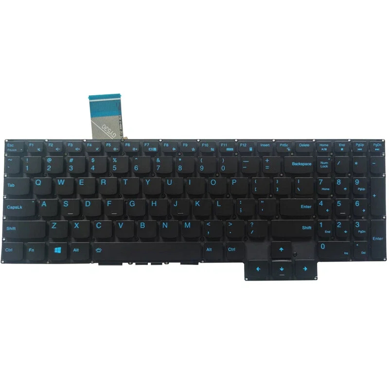 New Laptop US Blue/White Backl - مراجعة Gaming Keyboard Blue وسعره