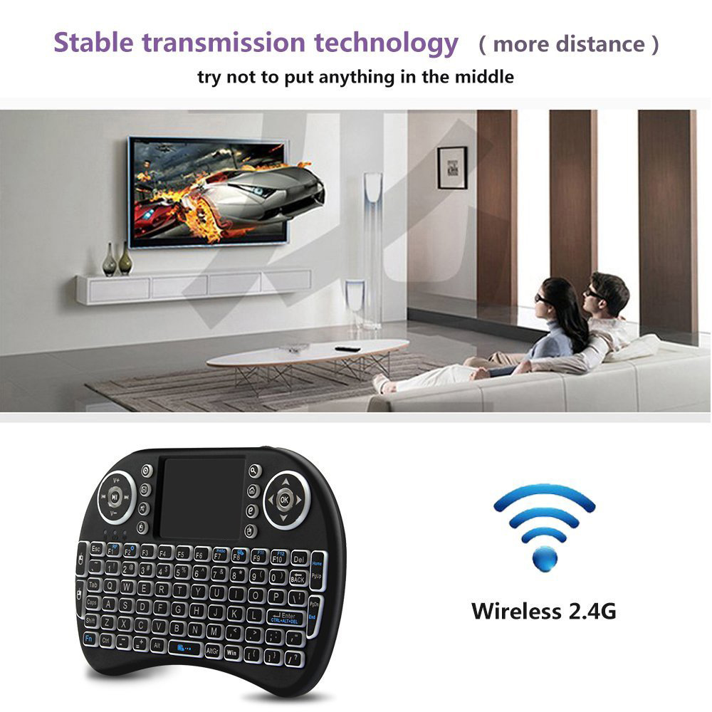 Backlit Mini Wireless Keyboard - مراجعة Gaming Keyboard And Mouse Combo وسعره
