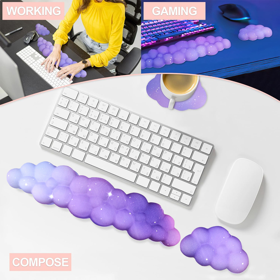 Mouse pad with wrist rest keyb - مراجعة Keyboard Mouse Bundle Gaming وسعره